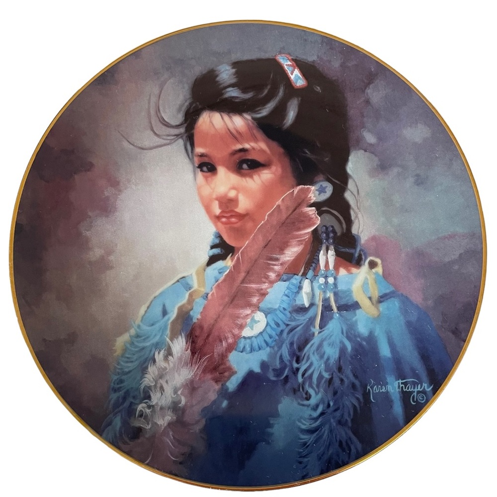 Hamilton Collection 1993 Daughters of the Sun Plate Sun Dancer by Karen Thayer